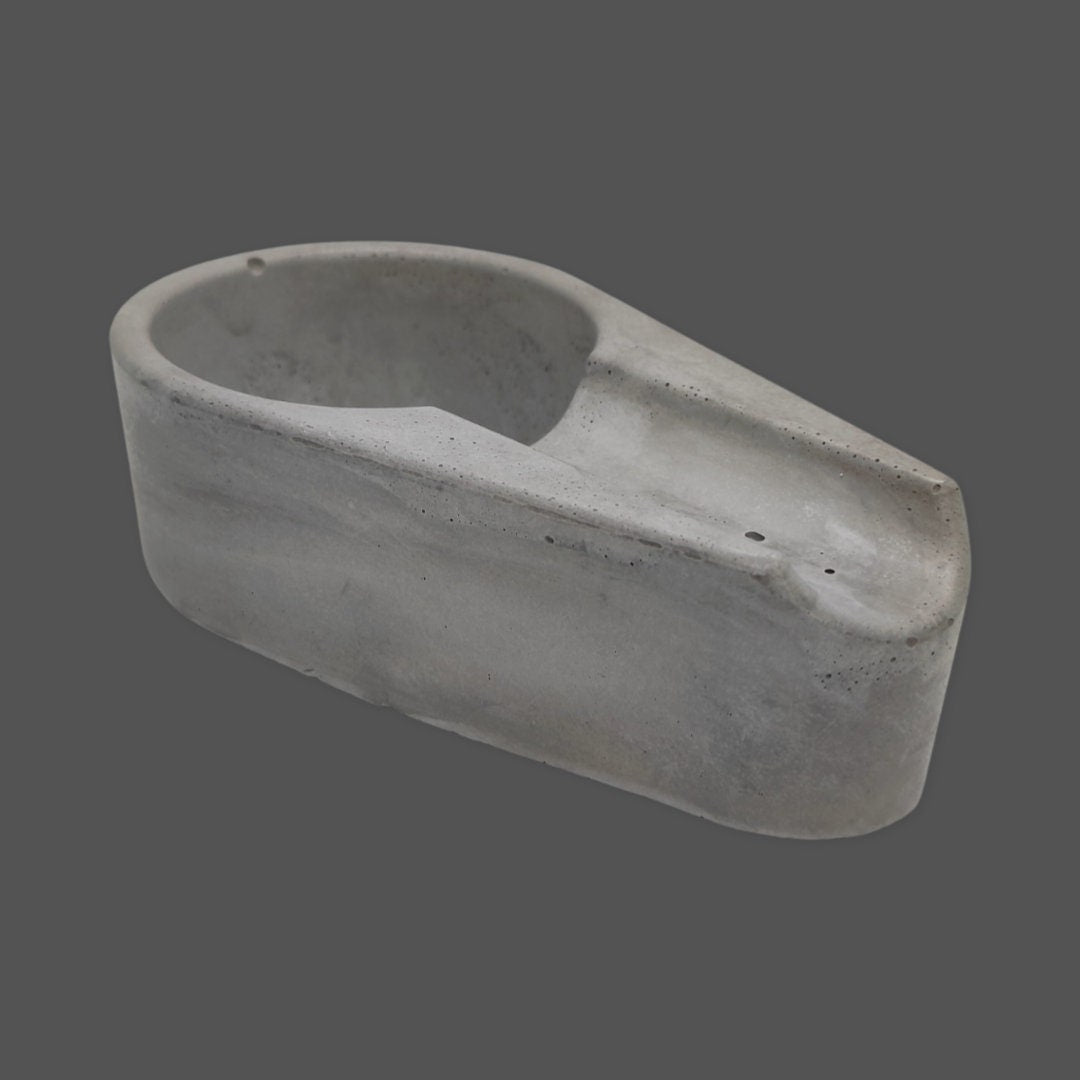 Sleek Minimalist Concrete Cigar Ashtray