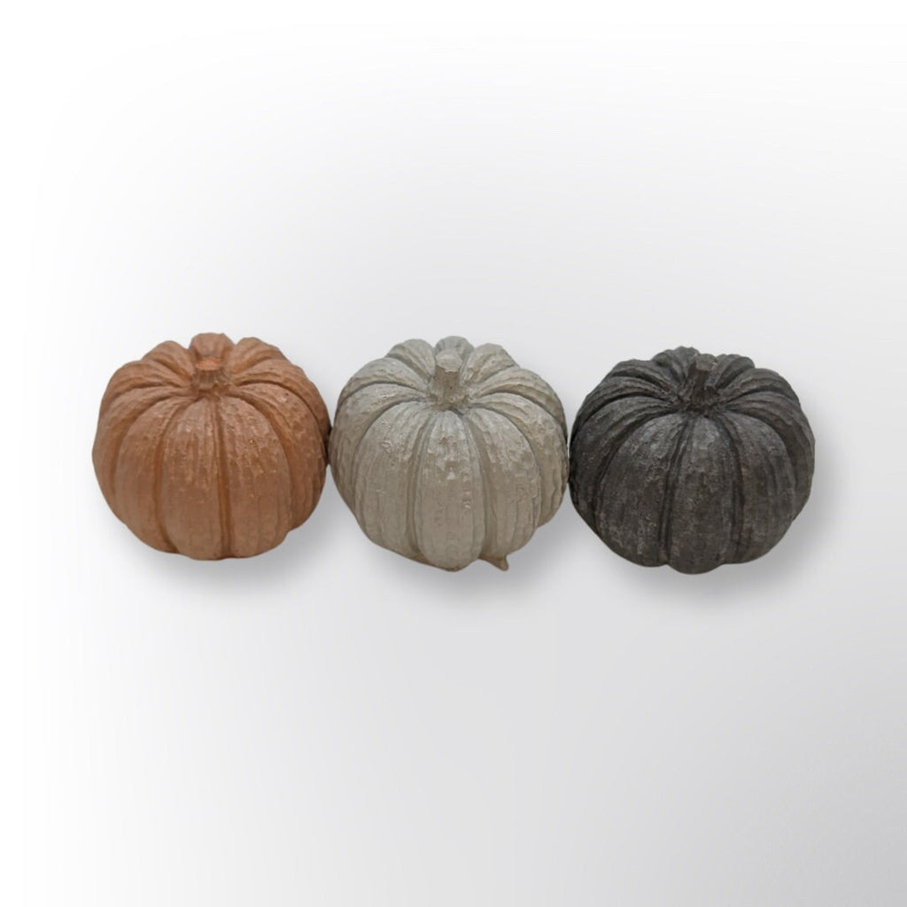 Mini Handmade Concrete Pumpkins