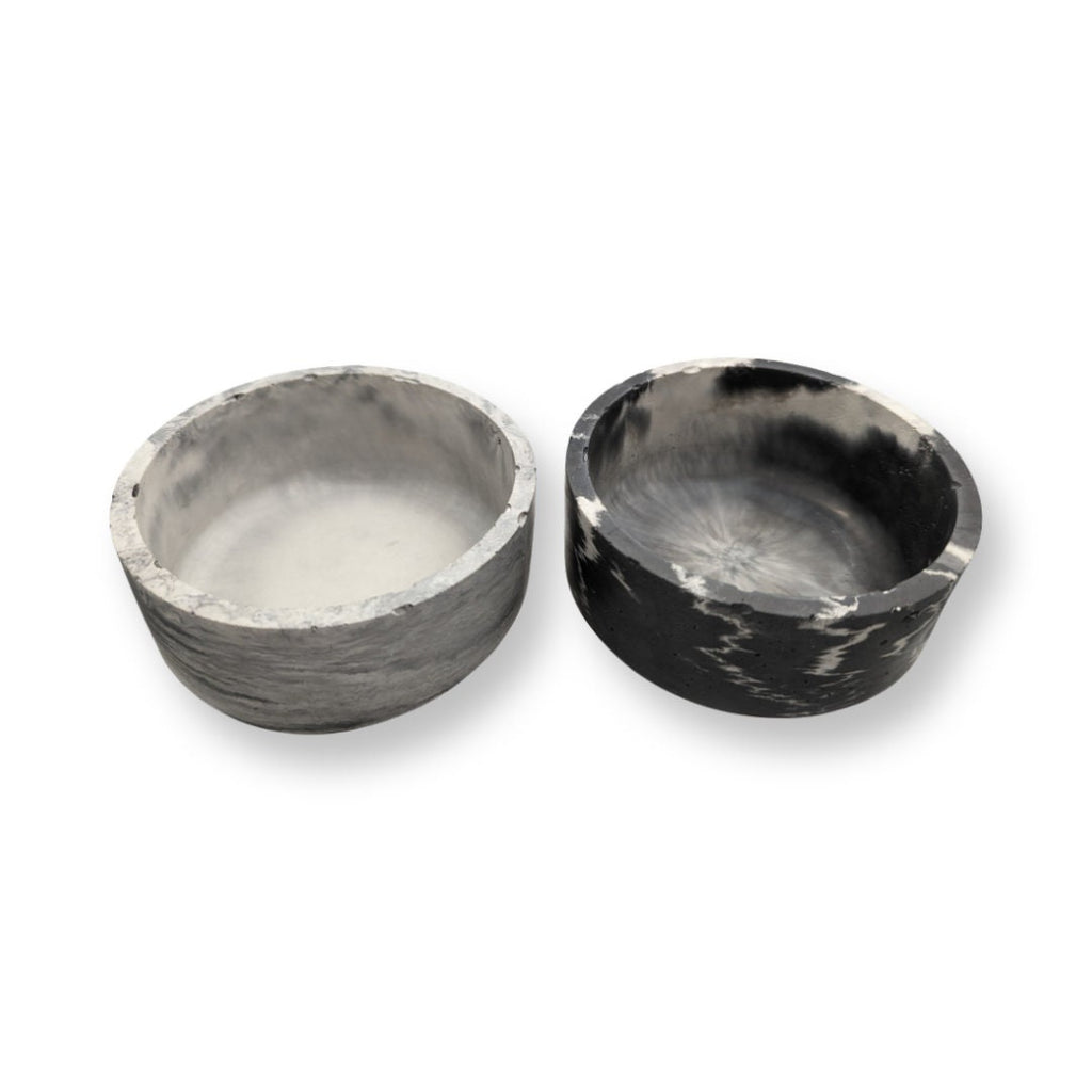 Small Marble Concrete Bowl