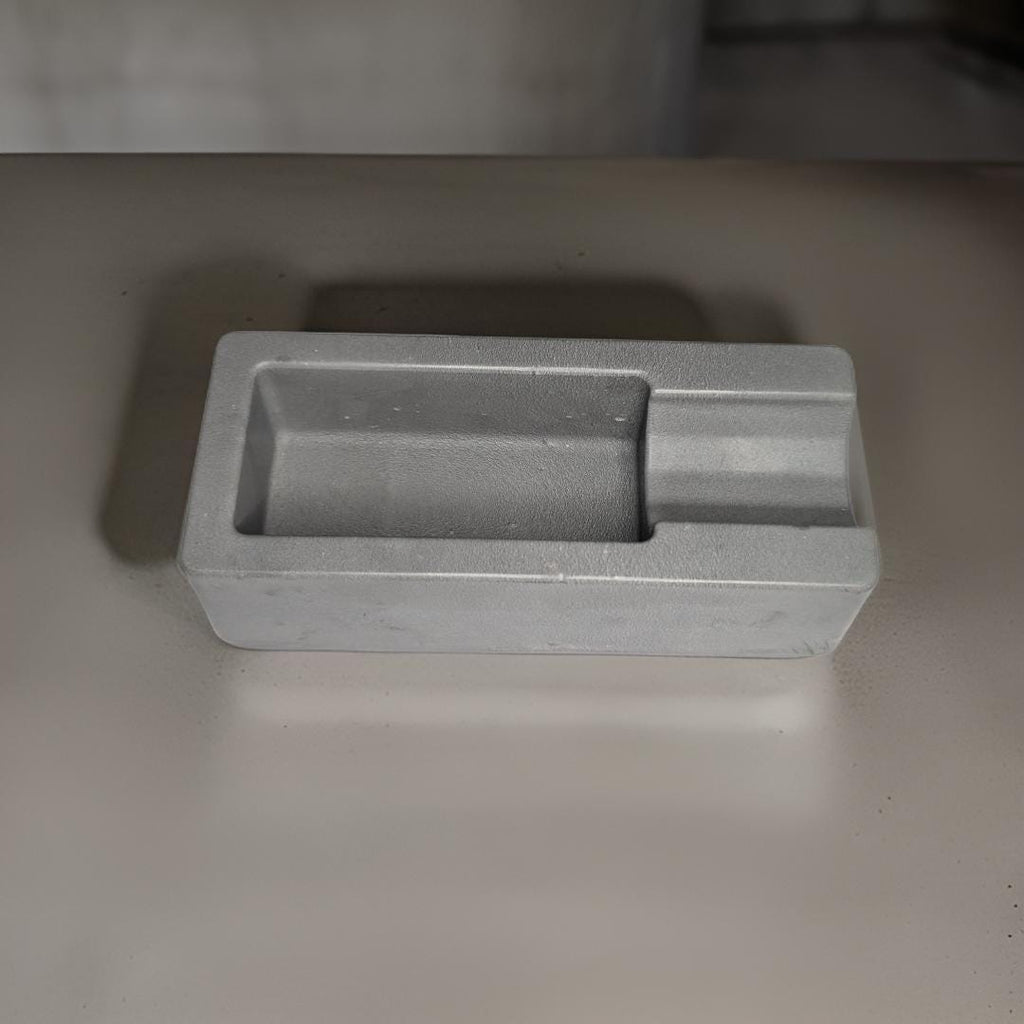 Rectangular Concrete Cigar Ashtray | Grey Cement Cigar Rest | Modern Industrial Outdoor Ashtray | Heavy Duty Smoking Gift | Patio Decor