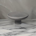 Gray Concrete Large Pedestal Bowl