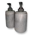 Concrete Soap Dispenser Bottle With Black Pump