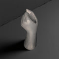 Concrete Fist Vase – Industrial Home Decor, Modern Minimalist Sculpture