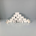 Mini Concrete Cinder Blocks | 1:12 Scale Realistic Tiny Bricks | Dollhouse Miniatures | Set of 2 Designs | Modern Industrial Decor