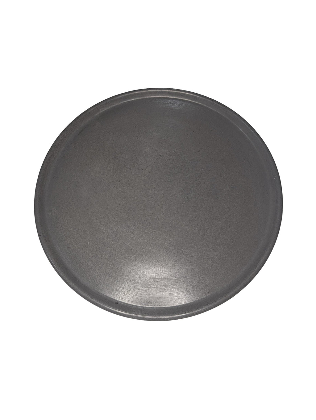 Large Grey Concrete Tray – 10.8 Inch Round Decorative Display Plate – Minimalist Concrete Serving Tray – Modern Home Décor Catchall