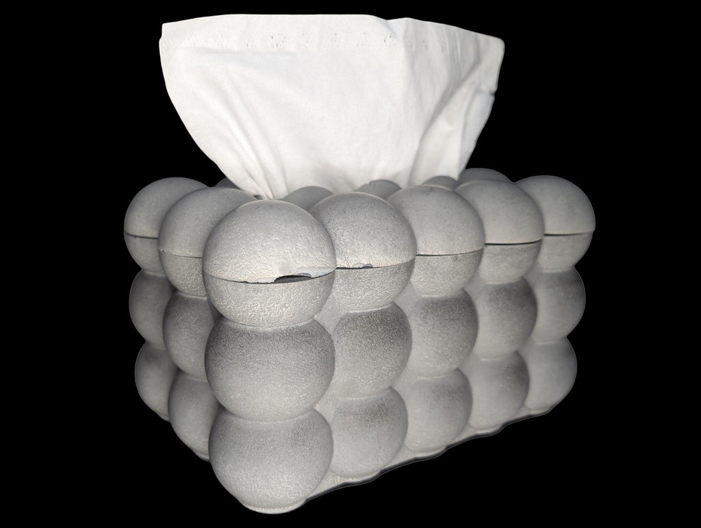 Modern Concrete Tissue Box | Handmade Minimalist Tissue Holder or Storage Box