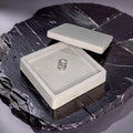 Minimalist Concrete Box with Free-Floating Lid | Modern Industrial Storage