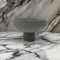 Gray Concrete Pedestal Bowl