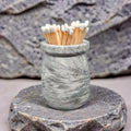 Minimalist Concrete Match Striker Jar including Matches | Modern Candle Accessory | Unique Birthday or New Home Gift | Housewarming Gifts
