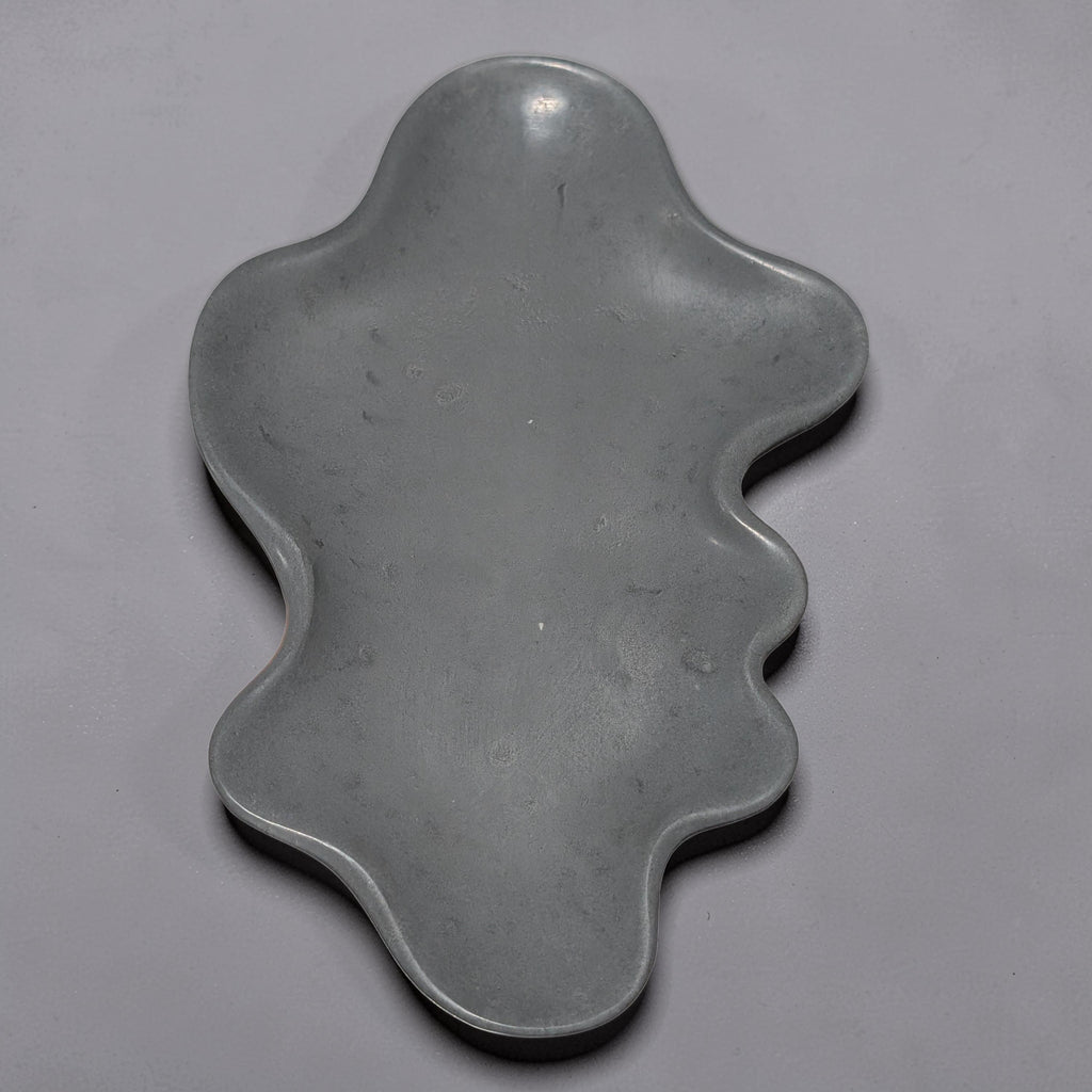 Large Concrete Cloud Tray, Irregular Organic Catchall Dish, Abstract Sculptural Vanity Tray, Minimalist Concrete Jewelry Plate