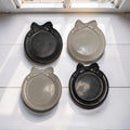 Coquette Concrete Bow Ring Dish | Cute Ribbon Jewelry Tray | Round Trinket Bowl | Natural & Grey Coaster Set | Aesthetic Bedroom Decor
