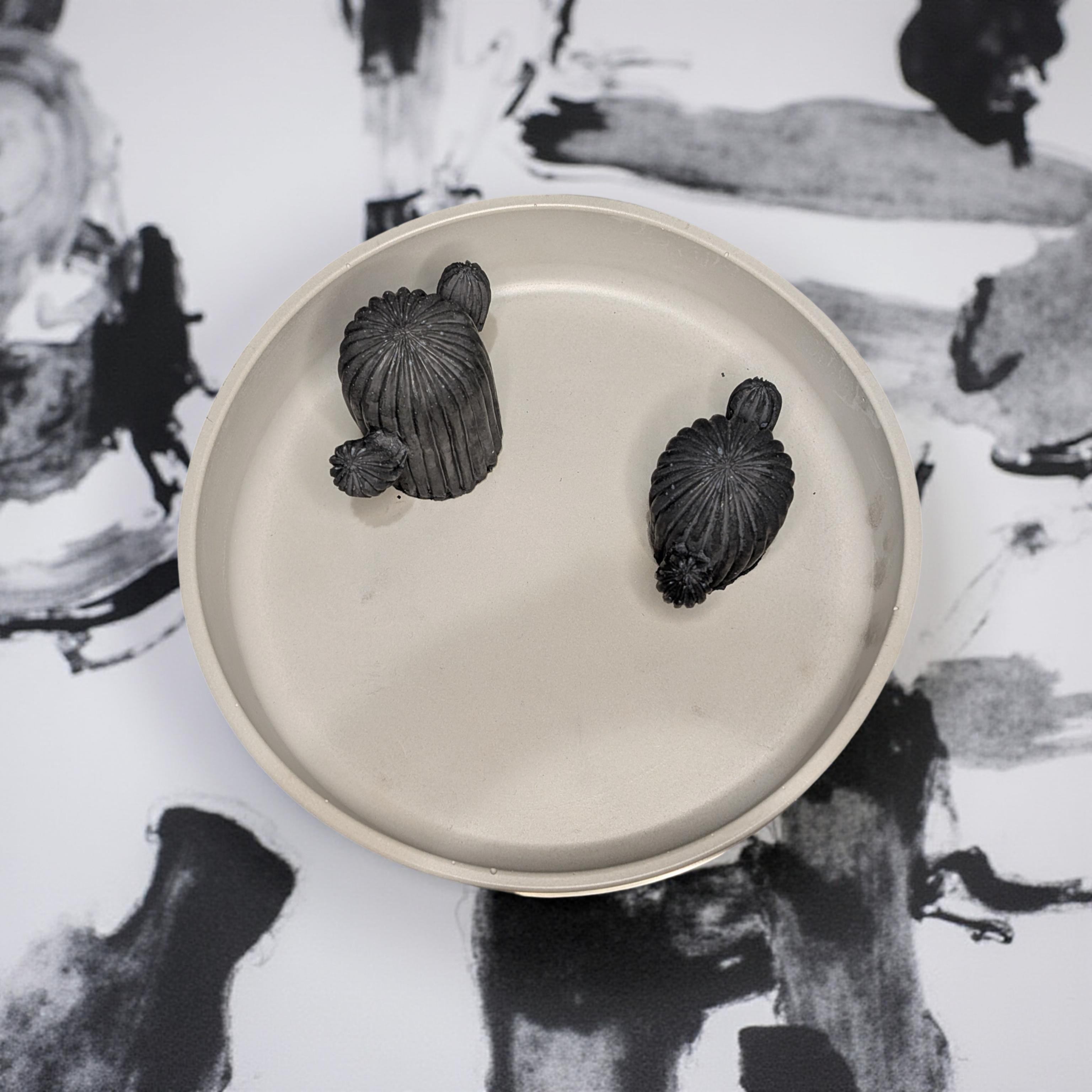 Concrete Cactus Jewelry Tray | 7 Inch Round Ring Dish | Unique Trinket Holder | Boho Cement Catchall | Handmade Gift