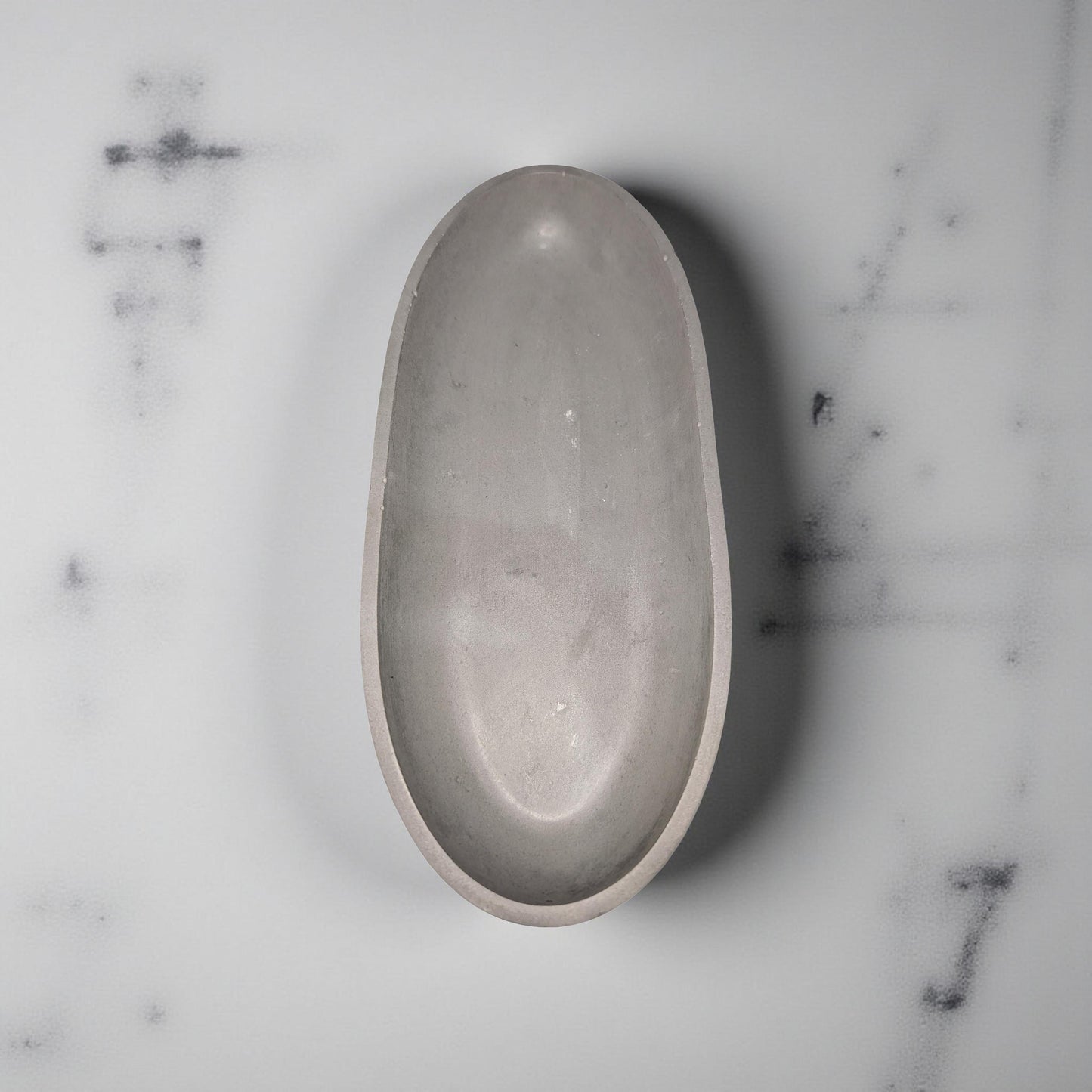 Handmade Oval Concrete Bowl Candle – 3 Wick Soy Candle or Decorative Vessel