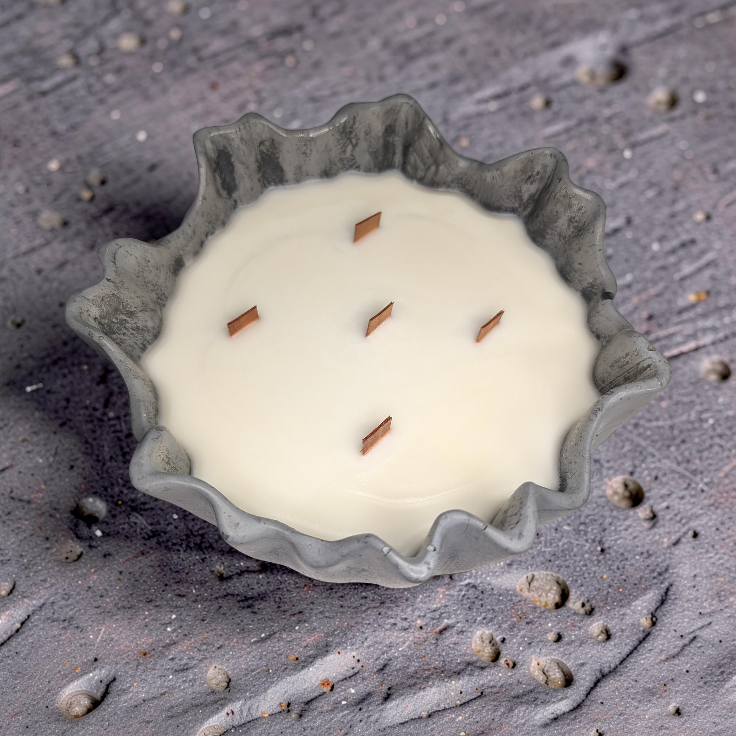Luxury 5-Wick Concrete Candle Bowl – Chanel No. 5 Inspired Scent