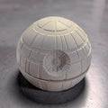 Paint Your Own Galactic Space Station Craft | Unsealed Concrete Galaxy Sphere for Kids Birthday Party Favors, Outer Space Science Fiction Decor, 1 or 12 Pack