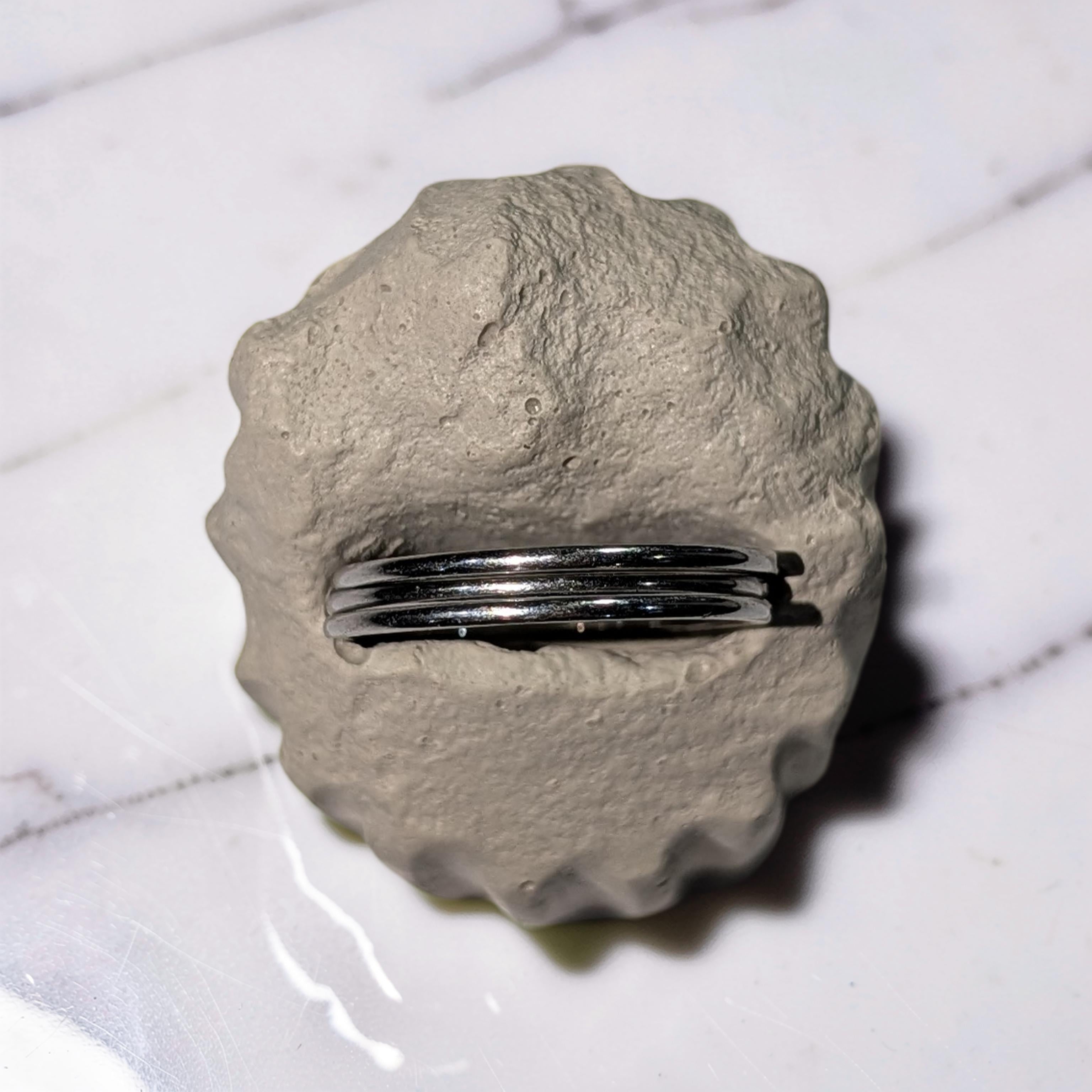 Concrete Column Ring Holder • Roman Pillar Jewelry Display • Ancient Greece Styling Flat Lay Prop for Wedding Photography • Minimalist Ring Stand