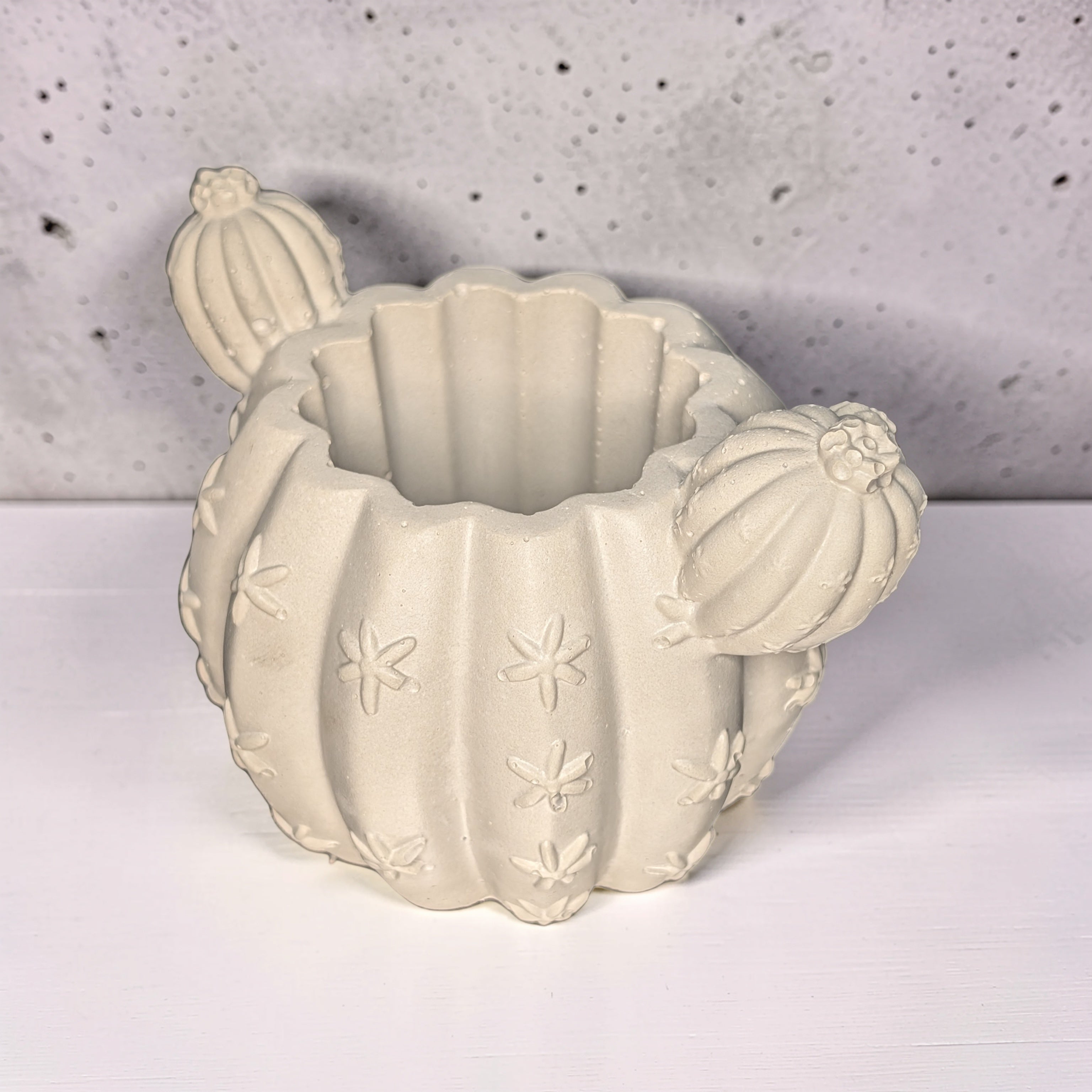Concrete Cactus Planter, Saguaro Succulent Pot, Cute Desert Decor Jar, Mini Boho Cement Catchall, Pen Holder, Southwest Home Decor, Plant Lover Gift